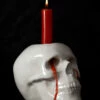 AFT1 CRYING SKULL CANDLE HOLDER