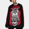 BET1 Baphomet Unisex Crew Jumper -Cheap Disturbia Shop AW22B180 Baphomet Unisex Jumper 005 800x