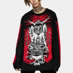 BET1 Baphomet Unisex Crew Jumper