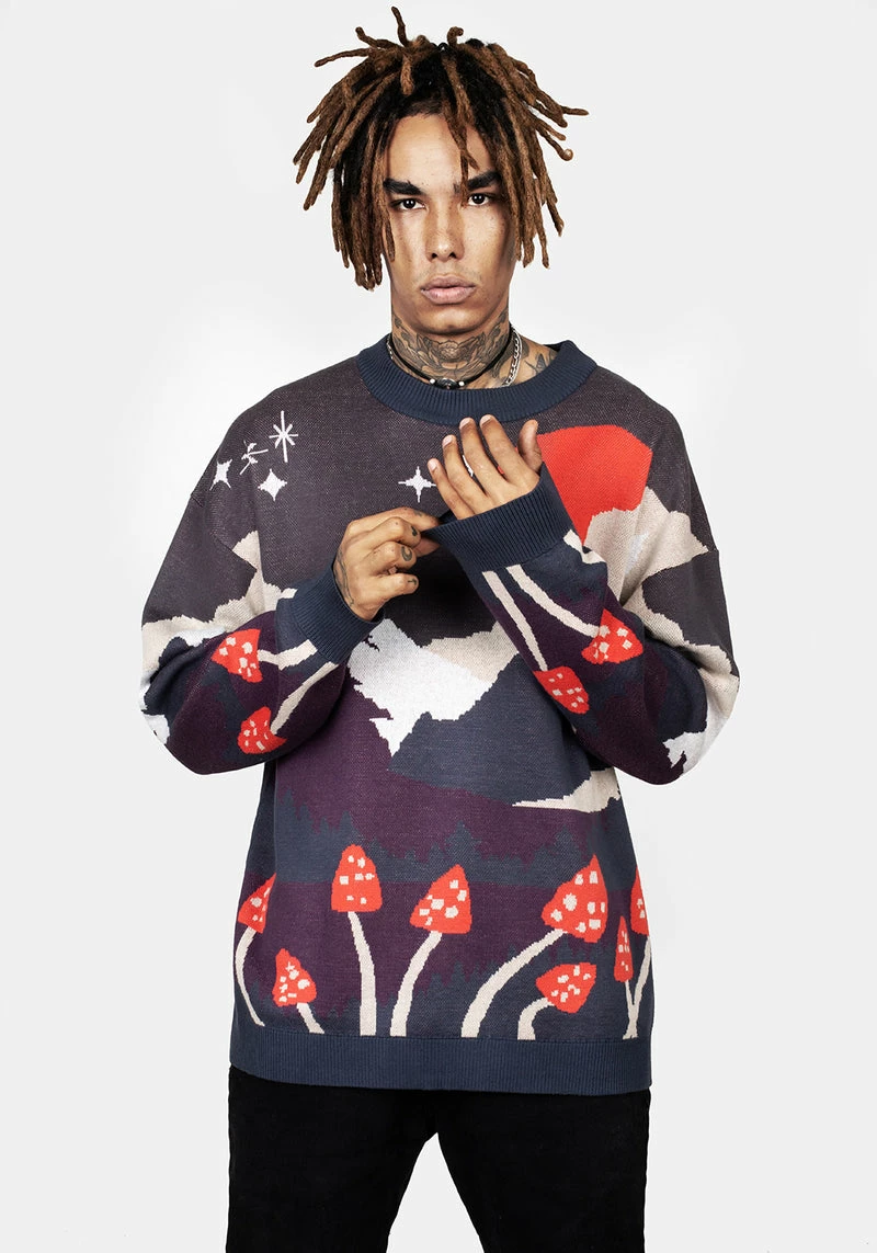 BET1 Faraway Unisex Mock Neck Jumper 6 BET1 Faraway Unisex Mock Neck Jumper - Image 4