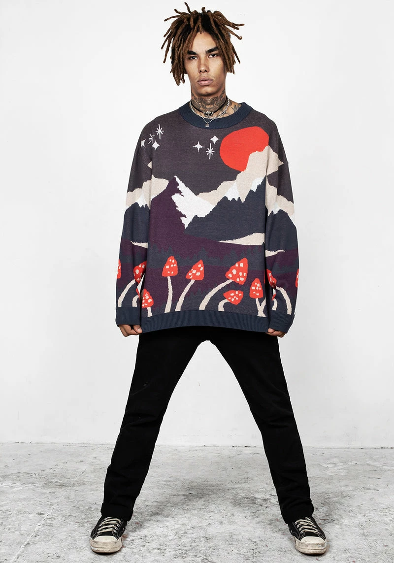 BET1 Faraway Unisex Mock Neck Jumper 7 BET1 Faraway Unisex Mock Neck Jumper - Image 5