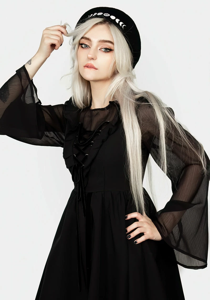 CAF1 Lunar Embroidered Beret 4 CAF1 Lunar Embroidered Beret - Image 3