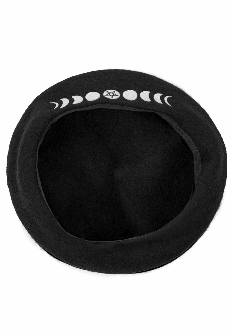 CAF1 Lunar Embroidered Beret 10 CAF1 Lunar Embroidered Beret - Image 9