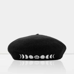 CAF1 Lunar Embroidered Beret 16 CAF1 Lunar Embroidered Beret -Cheap Disturbia Shop AW22CA72 LUNAR EMBROIDERED BERET IH002 800x