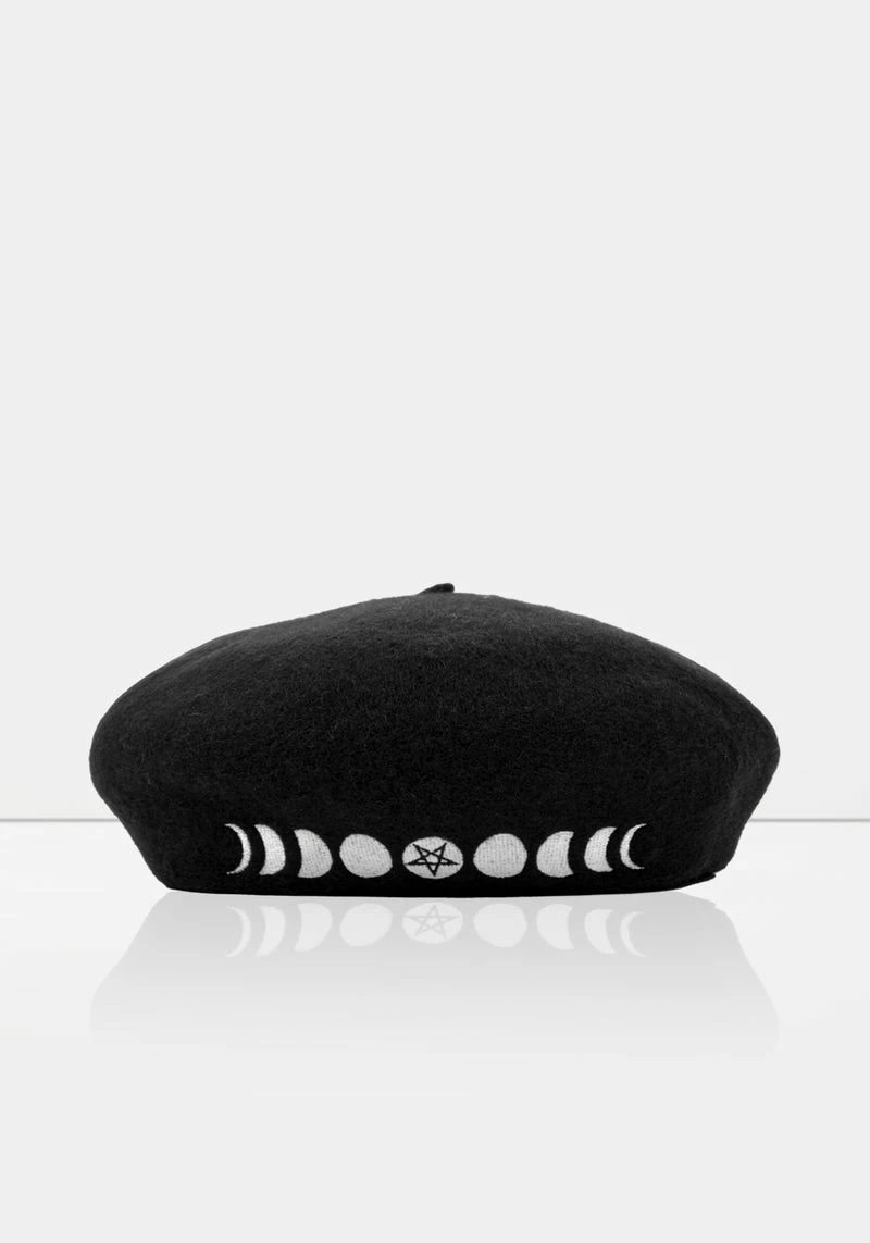 CAF1 Lunar Embroidered Beret 8 CAF1 Lunar Embroidered Beret - Image 7