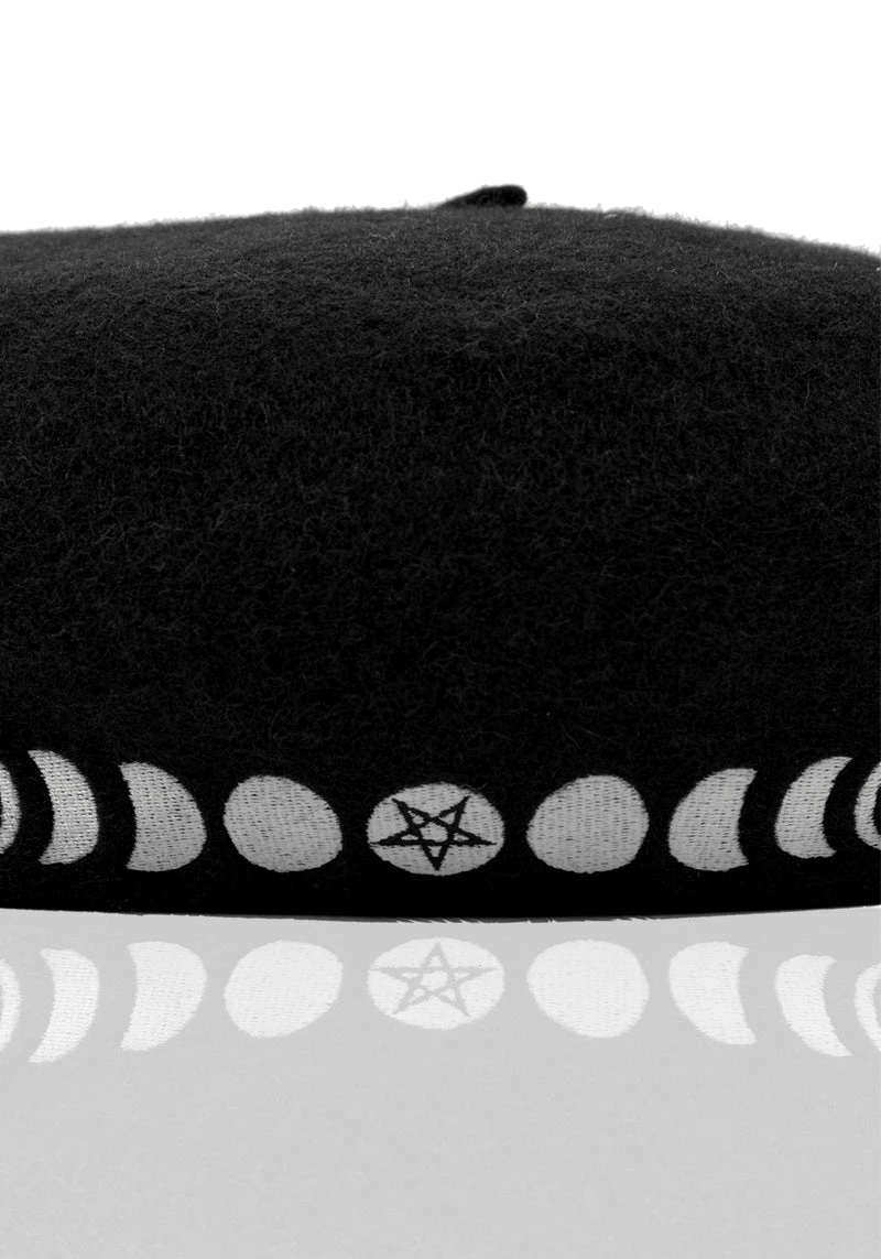 CAF1 Lunar Embroidered Beret 9 CAF1 Lunar Embroidered Beret - Image 8