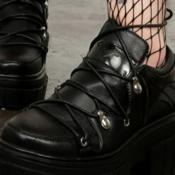 CHI1 Undead Lace Up Loafers 31 CHI1 Undead Lace Up Loafers -Cheap Disturbia Shop AW22CL131 UNDEAD LACE UP LOAFERS 006 800x