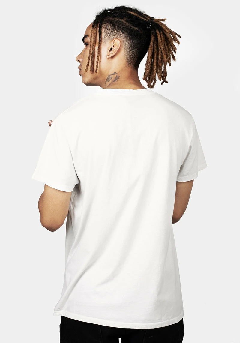 DMT1 Morbid Vintage Off White Washed T-Shirt - Image 3