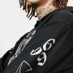 DMT1 Infernal Relaxed Fit Hoody -Cheap Disturbia Shop AW22DM245 INFERNAL RELAXED FIT UNISEX HOODY 009 800x