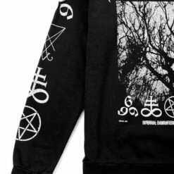 DMT1 Infernal Relaxed Fit Hoody -Cheap Disturbia Shop AW22DM245 Infernal Relaxed Fit Unisex Hoody 3 800x