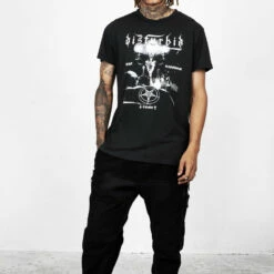 DMT1 Kingdom Washed T-Shirt -Cheap Disturbia Shop AW22DM246 KINGDOM WASHED MENS T SHIRT 002 800x