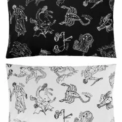 HOM1 Zodiac Reversible Bedding Set (King) -Cheap Disturbia Shop AW22HT207C Zodiac Reversible Bedding Set Pair 800x