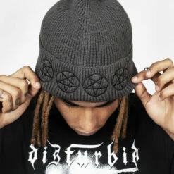 HXC1 Manon Embroidered Fisherman Beanie -Cheap Disturbia Shop AW22HXC188 Manon Embroidered Fisherman Beanie 001 800x