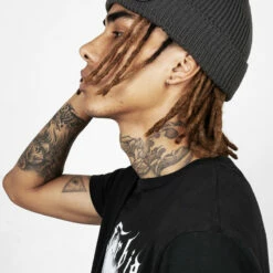 HXC1 Manon Embroidered Fisherman Beanie -Cheap Disturbia Shop AW22HXC188 Manon Embroidered Fisherman Beanie 003 800x