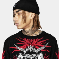 HXC1 Spinneret Embroidered Pom Pom Beanie 19 HXC1 Spinneret Embroidered Pom Pom Beanie -Cheap Disturbia Shop AW22HXC191 Spinneret Embroidered Pom Pom Beanie 002 800x