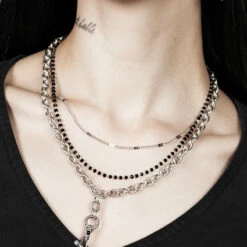 TOU1 Nimue Multichain Necklace -Cheap Disturbia Shop AW22KY133 Nimue Multichain Necklace 001 800x