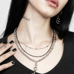 TOU1 Nimue Multichain Necklace -Cheap Disturbia Shop AW22KY133 Nimue Multichain Necklace 003 800x