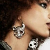 TOU1 Bastet Earrings -Cheap Disturbia Shop AW22TS11 Bastet Earrings 004 800x