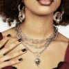TOU1 Corporeal Multichain Necklace -Cheap Disturbia Shop AW22TS18 Corporeal Multichain Necklace 003 800x