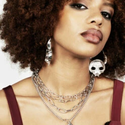 TOU1 Corporeal Multichain Necklace -Cheap Disturbia Shop AW22TS18 Corporeal Multichain Necklace 004 800x