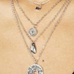 TOU1 Runes Multichain Necklace -Cheap Disturbia Shop AW22TS19 Runes Multichain Necklace 003 800x