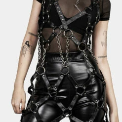 YHU1 Merciless Dress Harness -Cheap Disturbia Shop AW22YH64 Merciless Dress Harness 003 800x