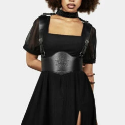 CHI1 Nienna Choker Harness -Cheap Disturbia Shop AW22YH84 Nienna Chocker Harness 0010 800x