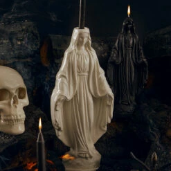 AFT1 CRYING MADONNA CANDLE HOLDER