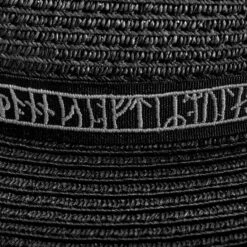 CAF1 RUNE EMBROIDERY BOATER HAT -Cheap Disturbia Shop SS22CA333 RUNE EMBROIDERY BOATER HAT e 4 800x