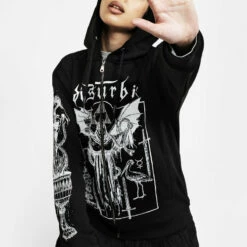 DDS1 CHALICE ZIP UP HOODY 11 DDS1 CHALICE ZIP UP HOODY -Cheap Disturbia Shop SS22DD06M Chalice Zip Up Hoody 0012 800x