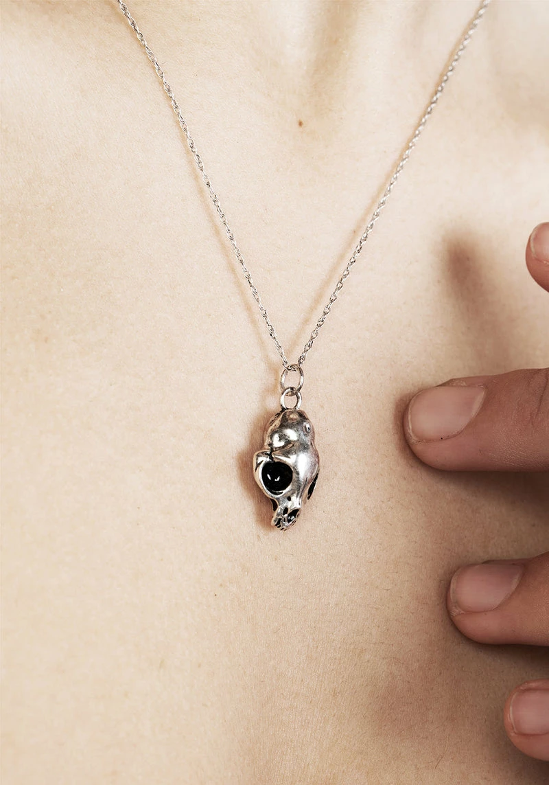 TOU1 Sphynx Silver Pendant Necklace 6 TOU1 Sphynx Silver Pendant Necklace - Image 4