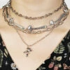 TOU1 Lazarus Multi-Chain Necklace -Cheap Disturbia Shop SS22TS12 Lazarus Multichain Necklace 003 800x