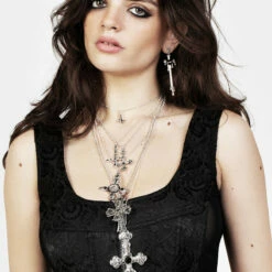 TOU1 Confession Multi-Chain Necklace -Cheap Disturbia Shop SS22TS14 Confession Multichain Necklace 001 800x