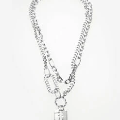 TOU1 Blade Multi-Chain Necklace -Cheap Disturbia Shop SS22TS18 Blade Multi Chain Necklace 3 800x