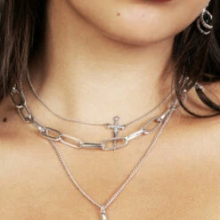 TOU1 Dragon Egg Multi-Chain Necklace