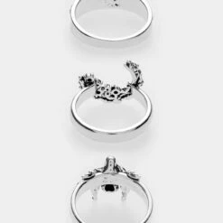 TOU1 Fae Ring Set -Cheap Disturbia Shop SS22TS29 Fae Ring Set STACKED3 800x