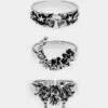 TOU1 Fae Ring Set -Cheap Disturbia Shop SS22TS29 Fae Ring Set STACKED 800x