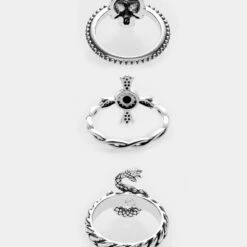 TOU1 Morbid Ring Set 13 TOU1 Morbid Ring Set -Cheap Disturbia Shop SS22TS34 Morbid Ring Set STACKED03 800x