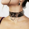YHU1 GOTHITA PU LACE CHOKER -Cheap Disturbia Shop SS22YH195 Gothita PU Lace Chocker 003 800x