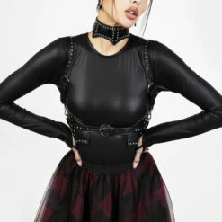 YHU1 COUNTESS STUDDED HARNESS -Cheap Disturbia Shop SS22YH196 Countess Studded Harness 005 800x