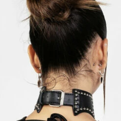 YHU1 SELENE STUDDED CHOKER -Cheap Disturbia Shop SS22YH197 Selene Studded Chocker1 800x