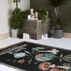 RUG1 PLANTS WOVEN BLANKET 8 RUG1 PLANTS WOVEN BLANKET -Cheap Disturbia Shop TR03 PLANTS WOVEN BLANKET e3 800x