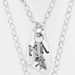 TOU1 Runes Multichain Necklace -Cheap Disturbia Shop TS19 runes multi chain necklace 1 800x