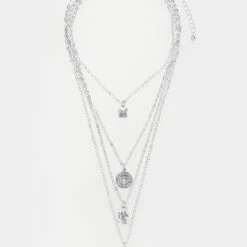 TOU1 Runes Multichain Necklace -Cheap Disturbia Shop TS19 runes multi chain necklace 800x