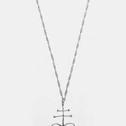 TOU1 LEVIATHAN BONE CROSS NECKLACE