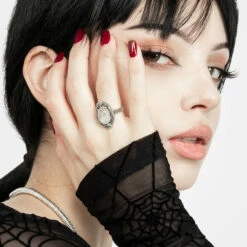 TOU1 SERPENT MOONSTONE RING 10 TOU1 SERPENT MOONSTONE RING -Cheap Disturbia Shop TSDIS026 SERPENT MOONSTONE RING 002 800x