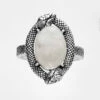 TOU1 SERPENT MOONSTONE RING