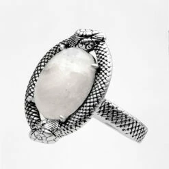 TOU1 SERPENT MOONSTONE RING 8 TOU1 SERPENT MOONSTONE RING -Cheap Disturbia Shop TSDIS026 SERPENT MOONSTONE RING 011 800x