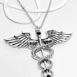TOU1 CADUCEUS MULTI-CHAIN NECKLACE -Cheap Disturbia Shop TSDIS066 CADUCEUS MULTI CHAIN NECKLACE 010 af36abc8 6047 447d 9e26 5dc3995a0ab9 800x