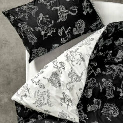 HOM1 Zodiac Reversible Bedding Set (Single)